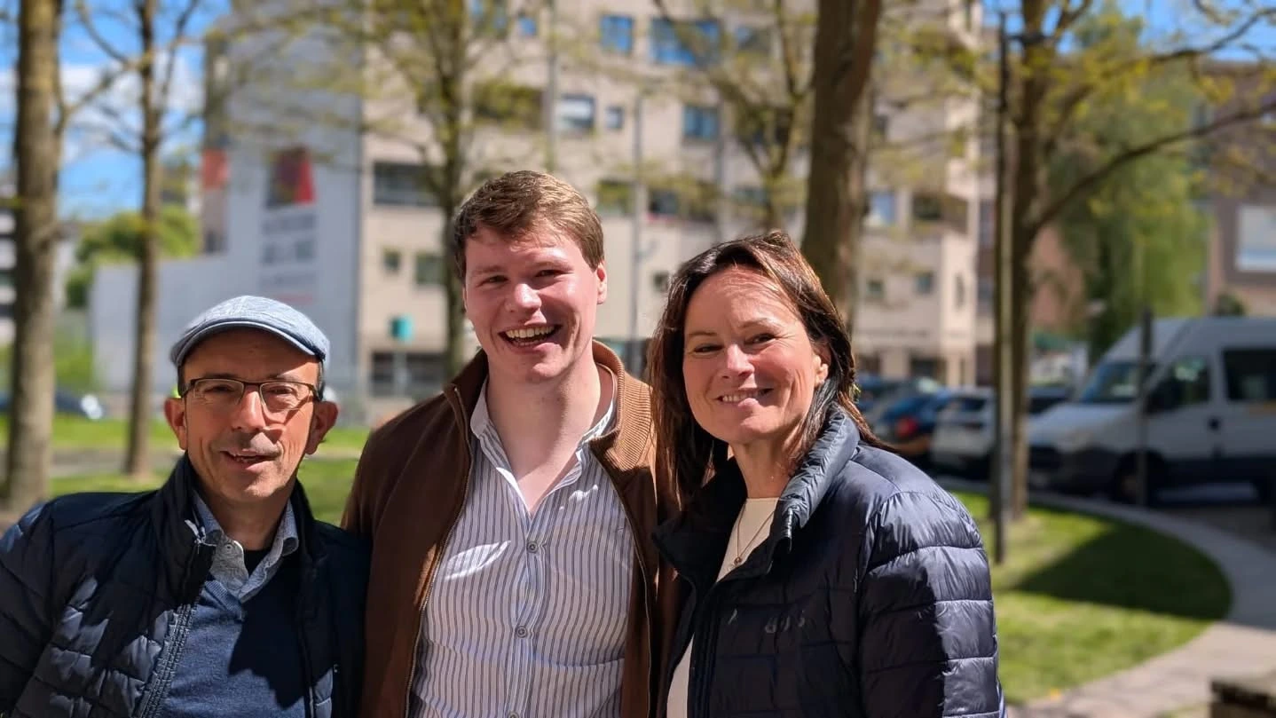 Samuel Hondekijn avec ses nouveaux collègues flûtistes de la Norddeutsche Philharmonie Rostock