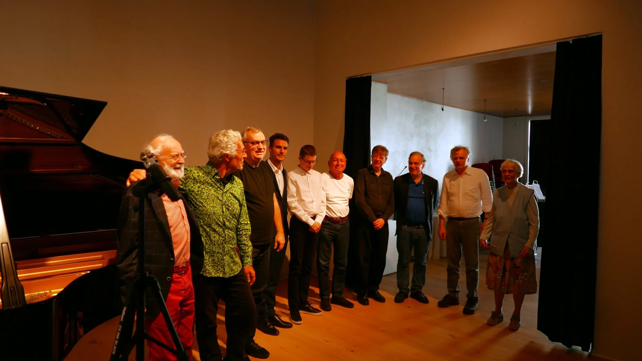 L'ensemble des musiciens et des compositeurs belges réunis sur scène